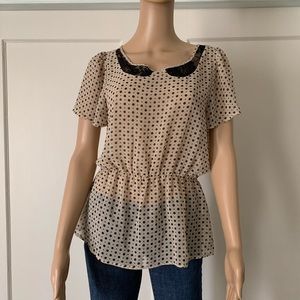 NWT Anthropologie B. Vintage Greta Blouse, Small